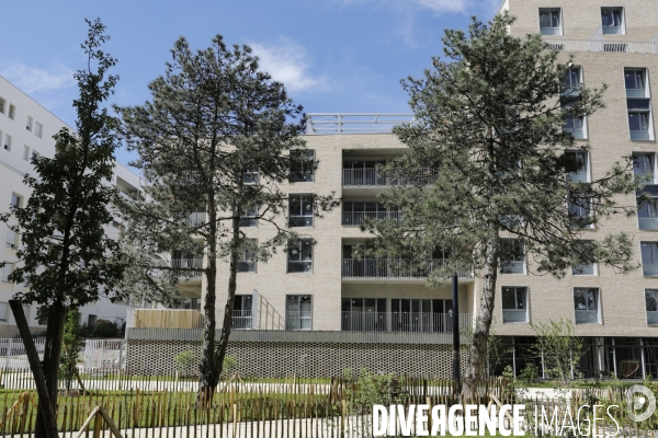 Nouveau quartier du Belvédère le long de la Garonne.
