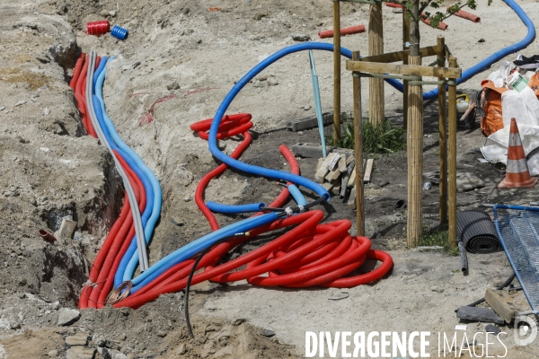 Nouveau quartier du Belvédère le long de la Garonne.