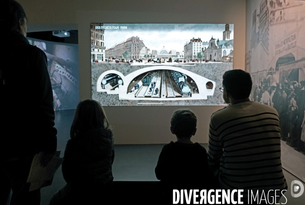 Expo dediée au métro et au Grand Paris Express à la Cité de l architecture