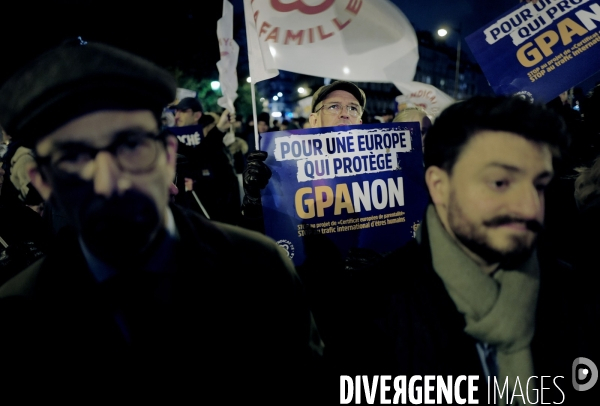 Manifestation contre la GPA