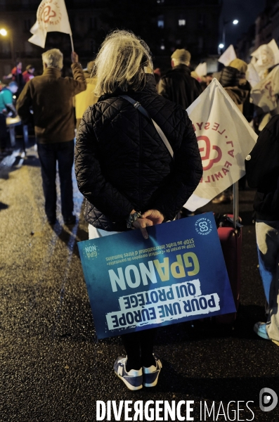 Manifestation contre la GPA
