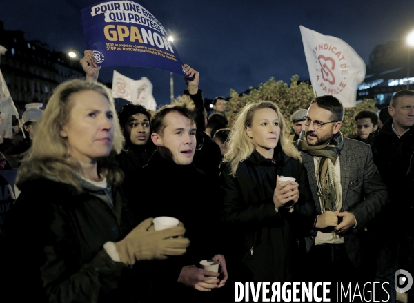 Manifestation contre la GPA