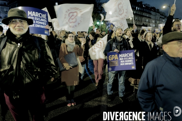 Manifestation contre la GPA