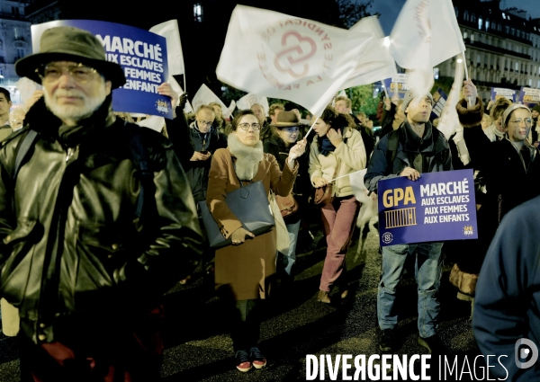 Manifestation contre la GPA