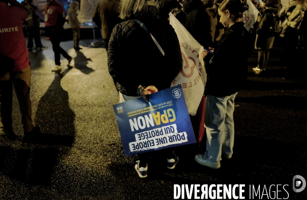 Manifestation contre la GPA