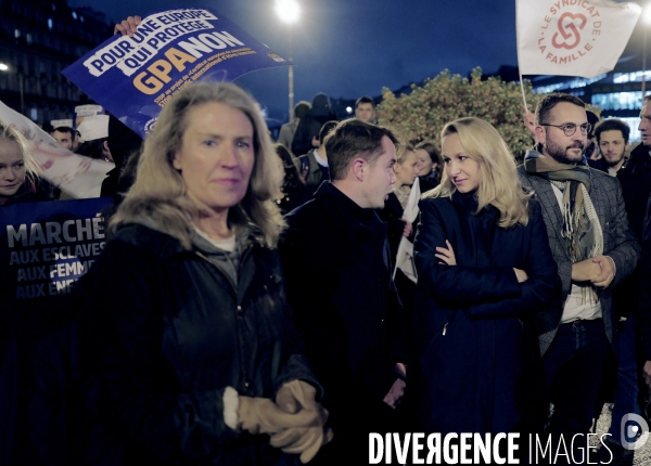 Manifestation contre la GPA