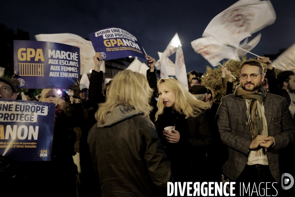 Manifestation contre la GPA