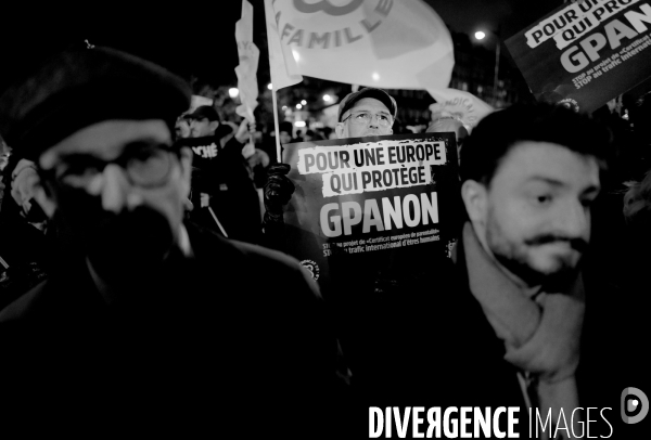 Manifestation contre la GPA