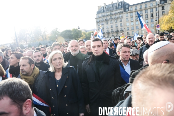 Marche contre l  antiisemitisme