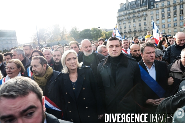 Marche contre l  antiisemitisme