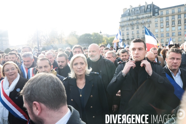 Marche contre l  antiisemitisme
