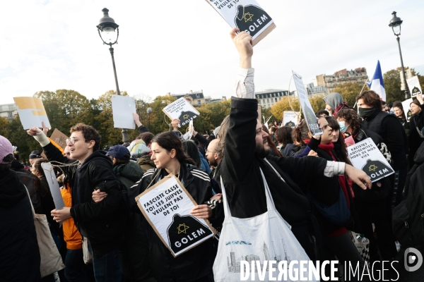 Marche contre l  antiisemitisme