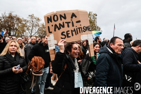 Marche contre l antisemitisme