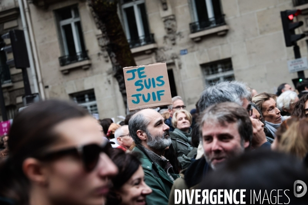 Marche contre l antisemitisme