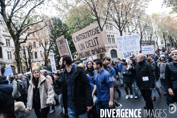 Marche contre l antisemitisme