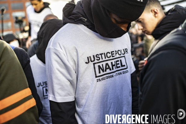 Rassemblement en hommage à Nahel
