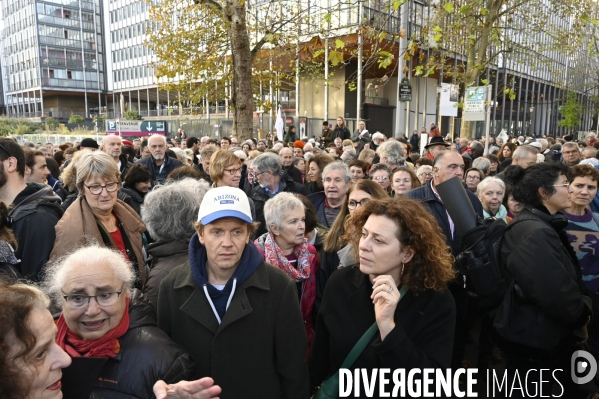 Marche pour la paix aux Proche-Orient, à l appel du monde de la culture, à Paris