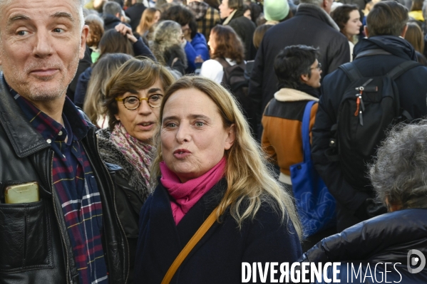 Marche pour la paix aux Proche-Orient, à l appel du monde de la culture, à Paris