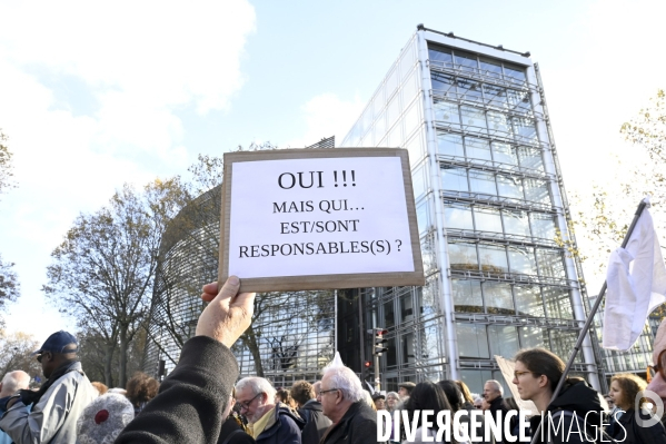 Marche pour la paix aux Proche-Orient, à l appel du monde de la culture, à Paris