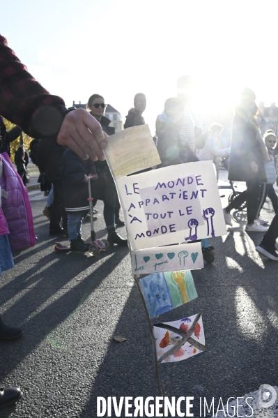 Marche pour la paix aux Proche-Orient, à l appel du monde de la culture, à Paris
