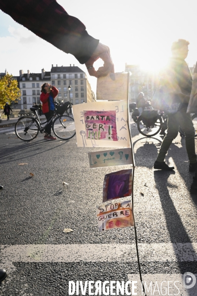 Marche pour la paix aux Proche-Orient, à l appel du monde de la culture, à Paris