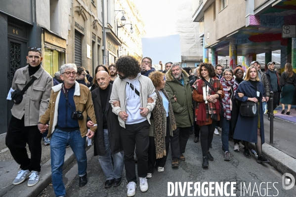 Marche pour la paix aux Proche-Orient, à l appel du monde de la culture, à Paris