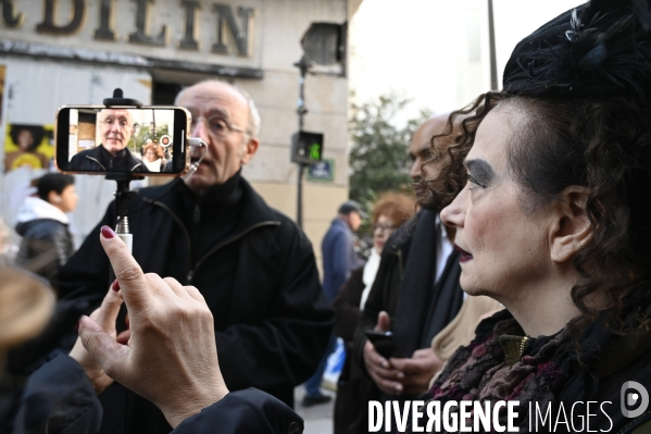 Marche pour la paix aux Proche-Orient, à l appel du monde de la culture, à Paris