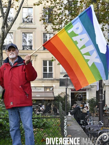 Marche pour la paix aux Proche-Orient, à l appel du monde de la culture, à Paris