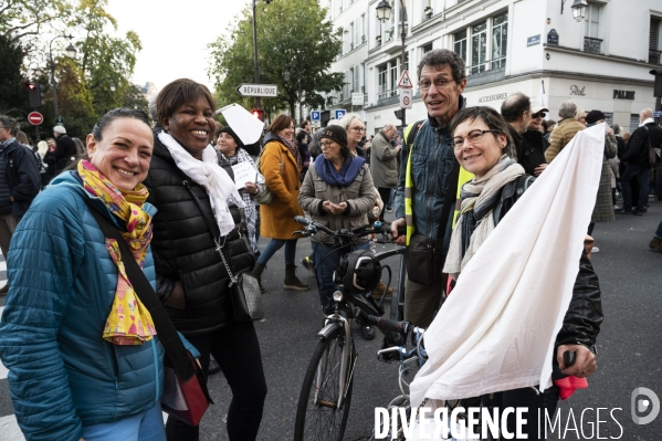 Marche pour la paix aux Proche-Orient, à l appel du monde de la culture, à Paris