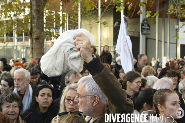 Marche pour la paix aux Proche-Orient, à l appel du monde de la culture, à Paris