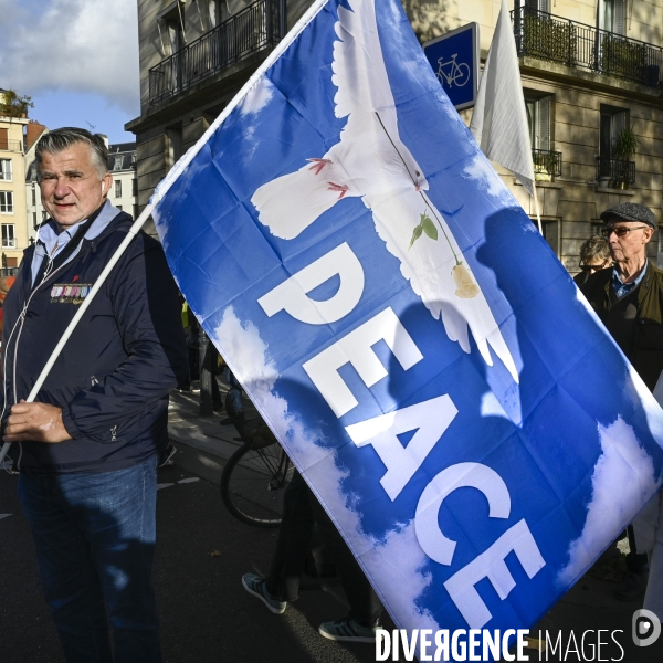 Marche pour la paix aux Proche-Orient, à l appel du monde de la culture, à Paris