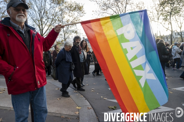 Marche pour la paix aux Proche-Orient, à l appel du monde de la culture, à Paris
