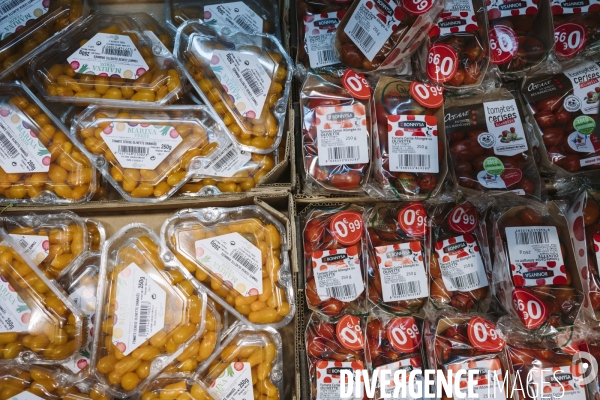 Illustrations de produits alimentaires emballés