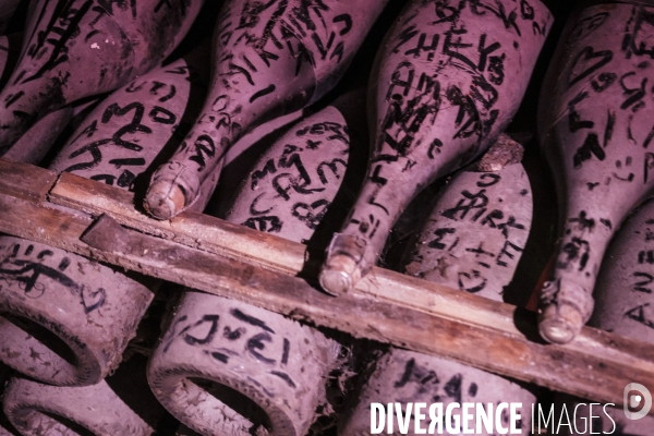 Visite des caves du champagne Pommery Vranken