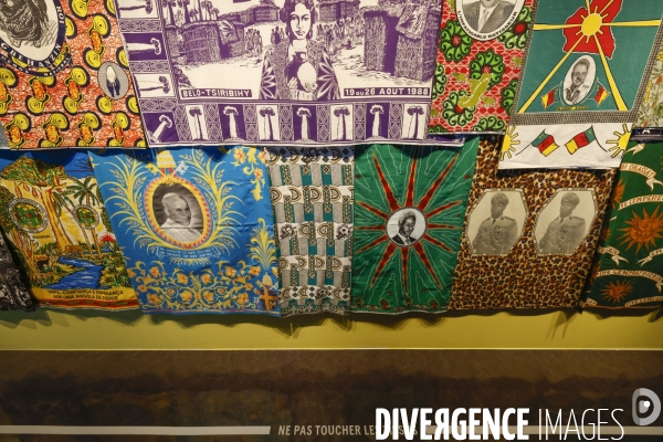 Exposition pagnes commemoratifs en afrique