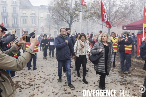 Deux grévistes de la CGT comparaisent devant le tribunal de Bordeaux