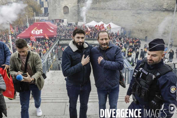 Deux grévistes de la CGT comparaisent devant le tribunal de Bordeaux
