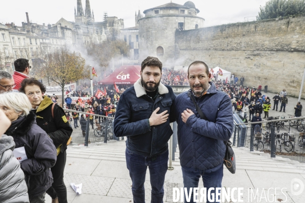 Deux grévistes de la CGT comparaisent devant le tribunal de Bordeaux