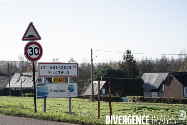 Panneaux à l envers en Seine-Maritime