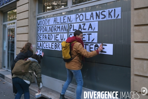 Manifestation contre les violences sexistes et sexuelles faites aux femmes.