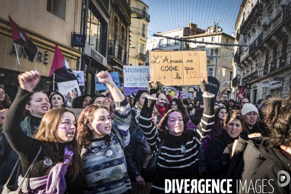 Manifestation contre les Violences faites aux Femmes. Montpellier, 25.11.2023