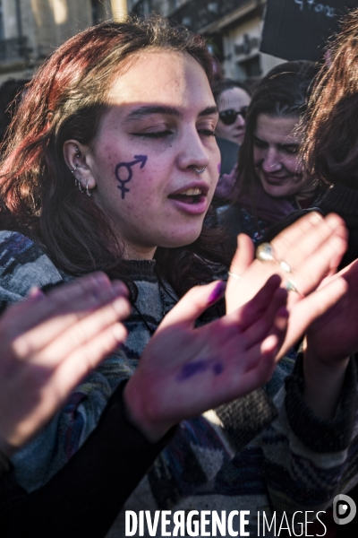 Manifestation contre les Violences faites aux Femmes. Montpellier, 25.11.2023