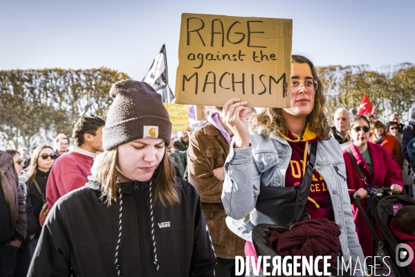 Manifestation contre les Violences faites aux Femmes. Montpellier, 25.11.2023