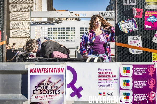 Manifestation contre les Violences faites aux Femmes. Montpellier, 25.11.2023