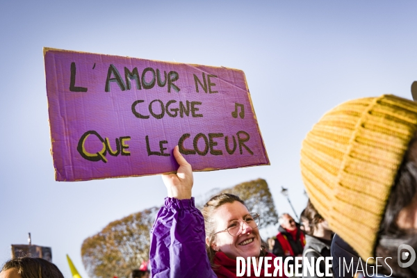 Manifestation contre les Violences faites aux Femmes. Montpellier, 25.11.2023