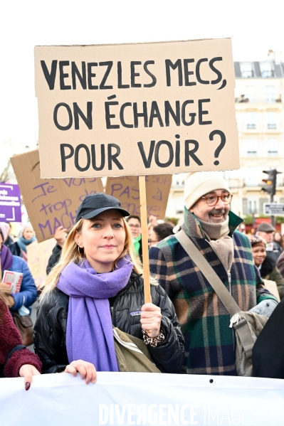 Manifestation contre les violences faites aux femmes, Paris