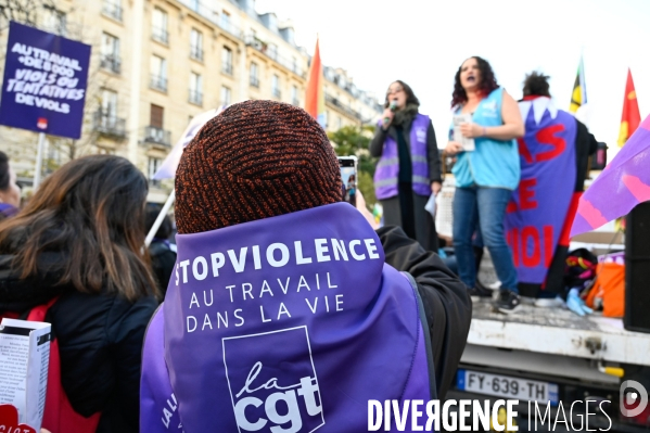 Manifestation contre les violences faites aux femmes, Paris
