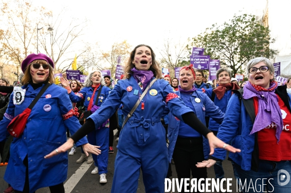 Manifestation contre les violences faites aux femmes, Paris