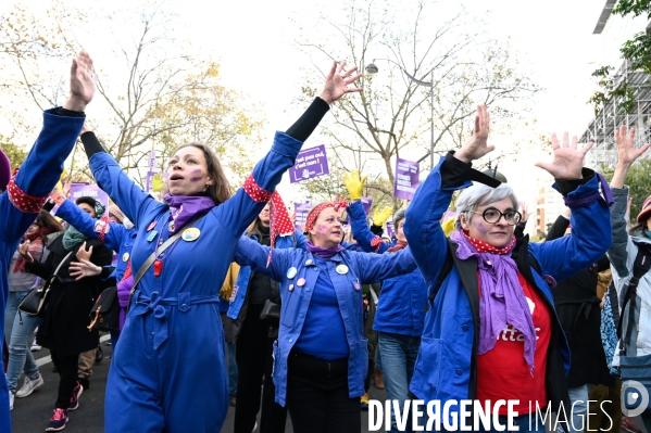 Manifestation contre les violences faites aux femmes, Paris