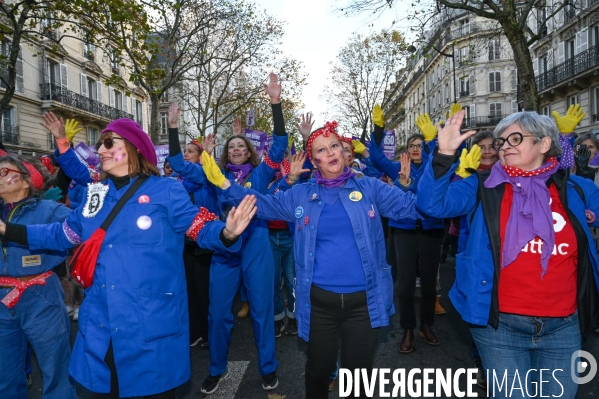 Manifestation contre les violences faites aux femmes, Paris